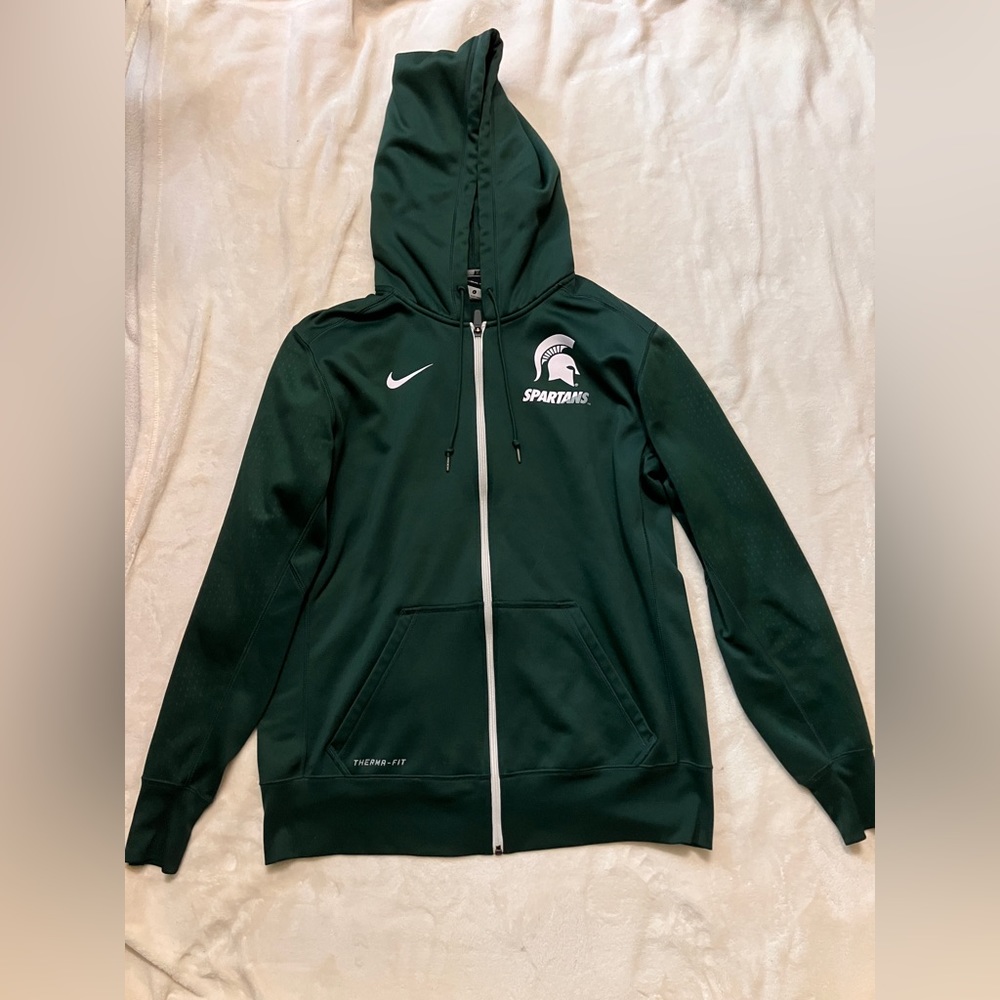 Nike Zip-Up Green Therma-Fit Spartans Jacket